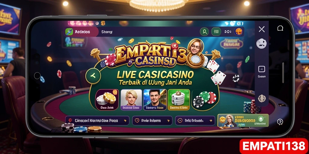 Gameplay seru dengan dealer langsung di EMPATI138.