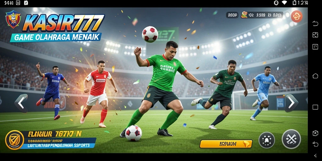Tampilan gameplay seru KASIR777 yang penuh aksi olahraga.