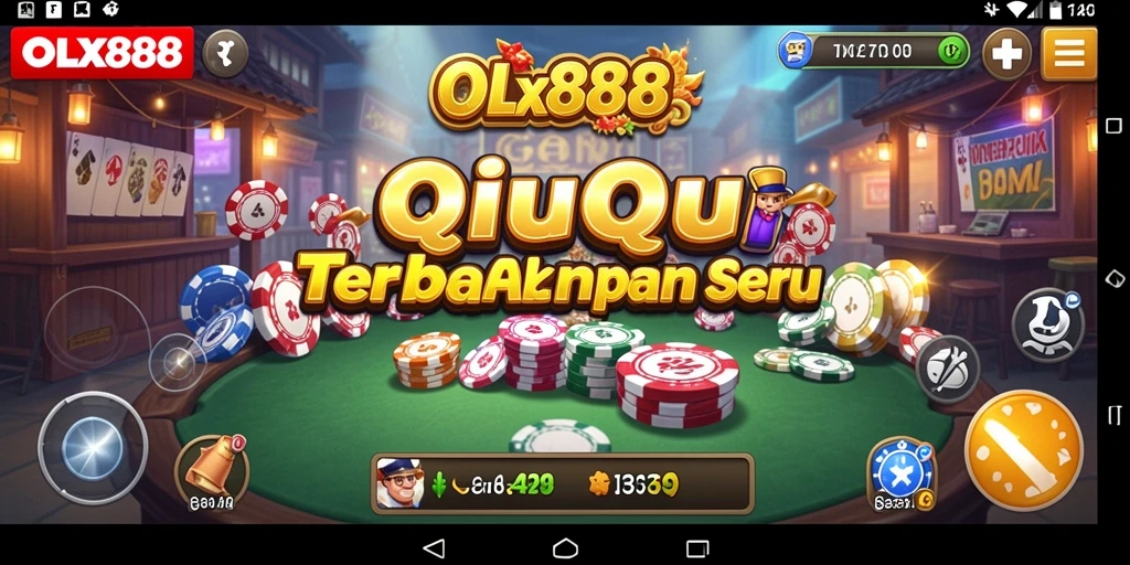 Tampilan gameplay QiuQiu yang menarik dan seru dalam OLX888.