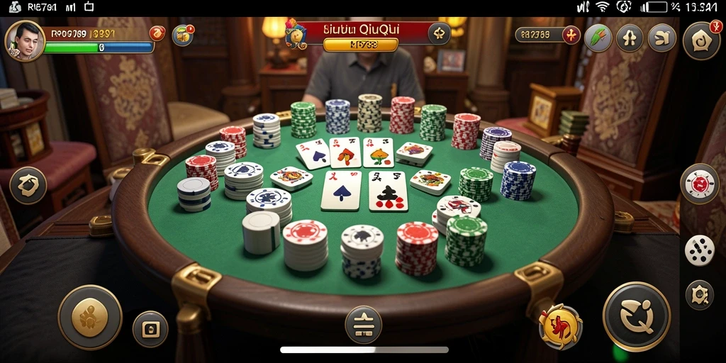 Screenshot gameplay QiuQiu yang menegangkan di RP6789.